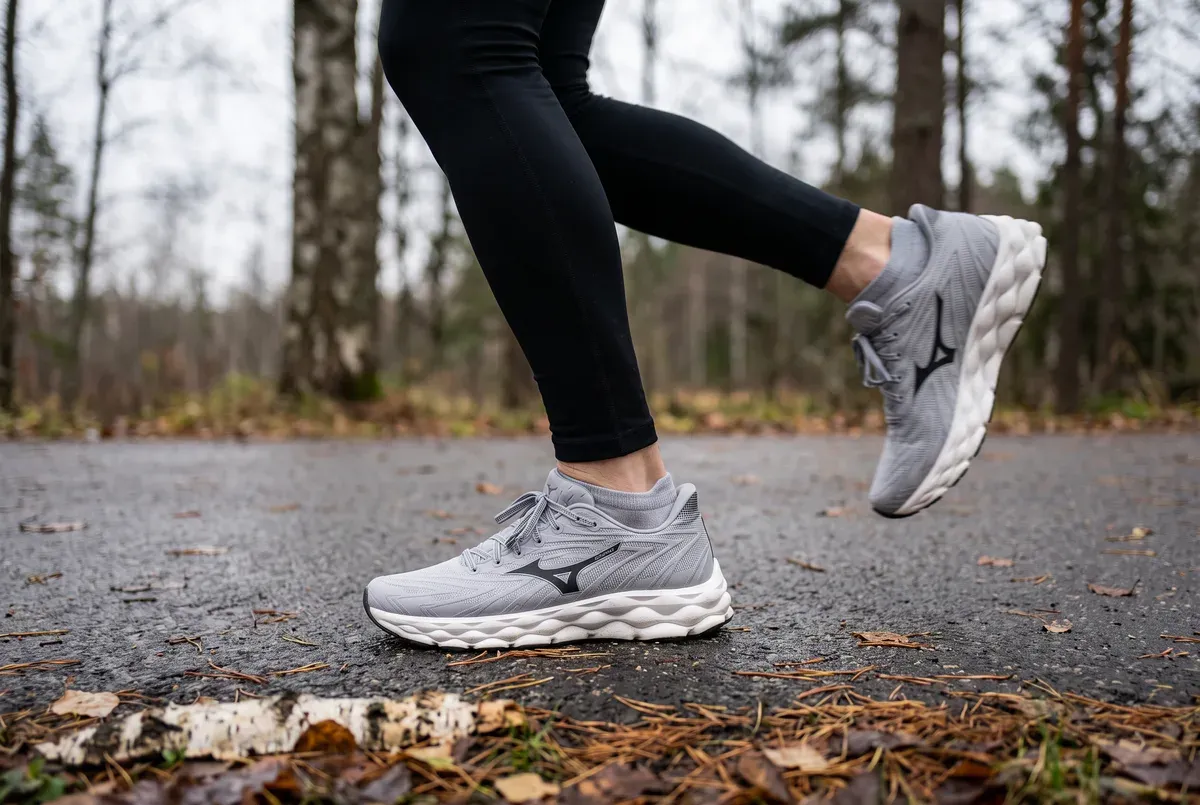 Mizuno Wave Sky 8 mitt i ett löpsteg