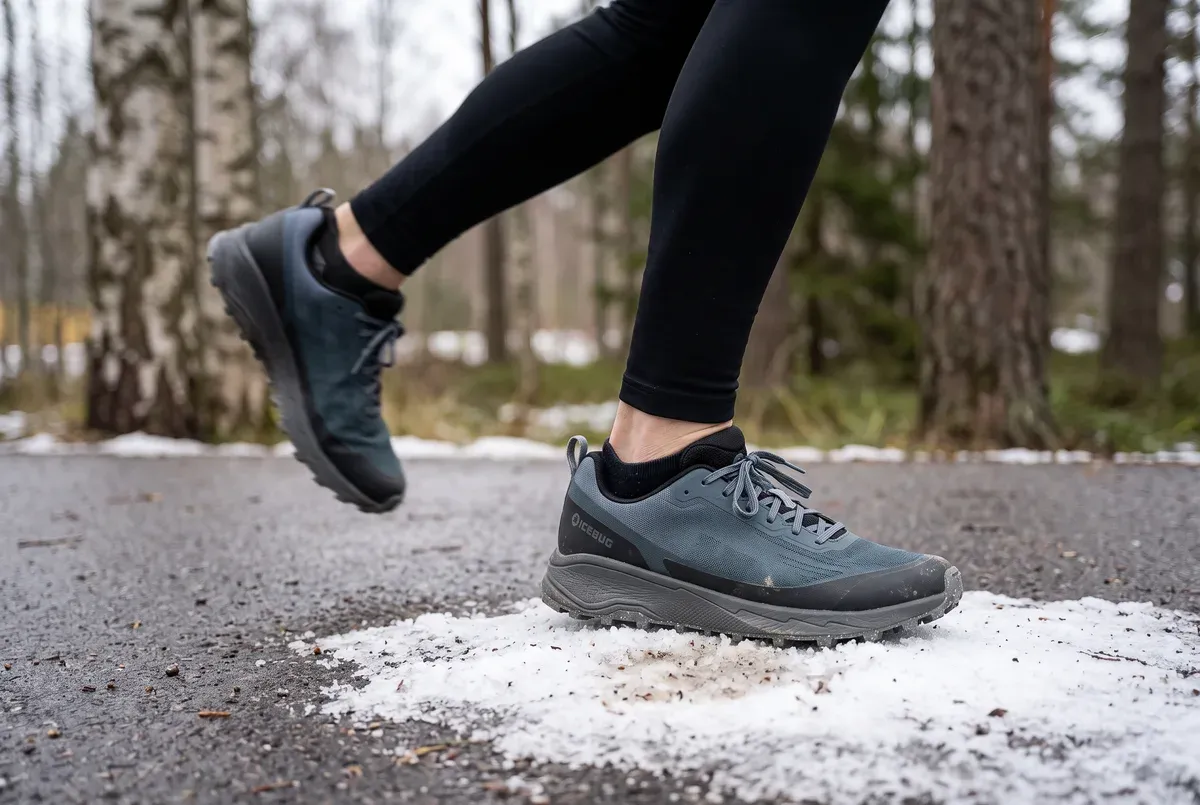 Icebug Horizon RB9X mitt i ett löpsteg