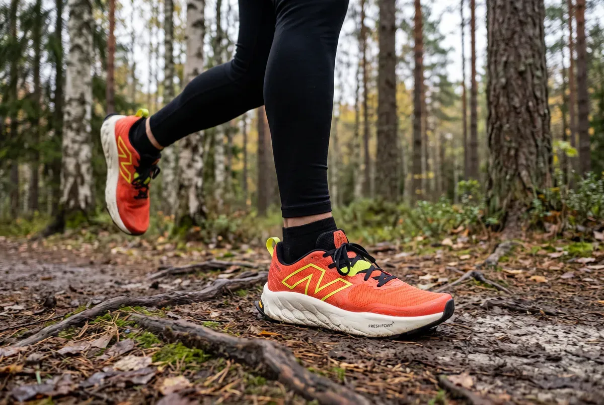 New Balance Fresh Foam X Hierro v8 mitt i ett löpsteg