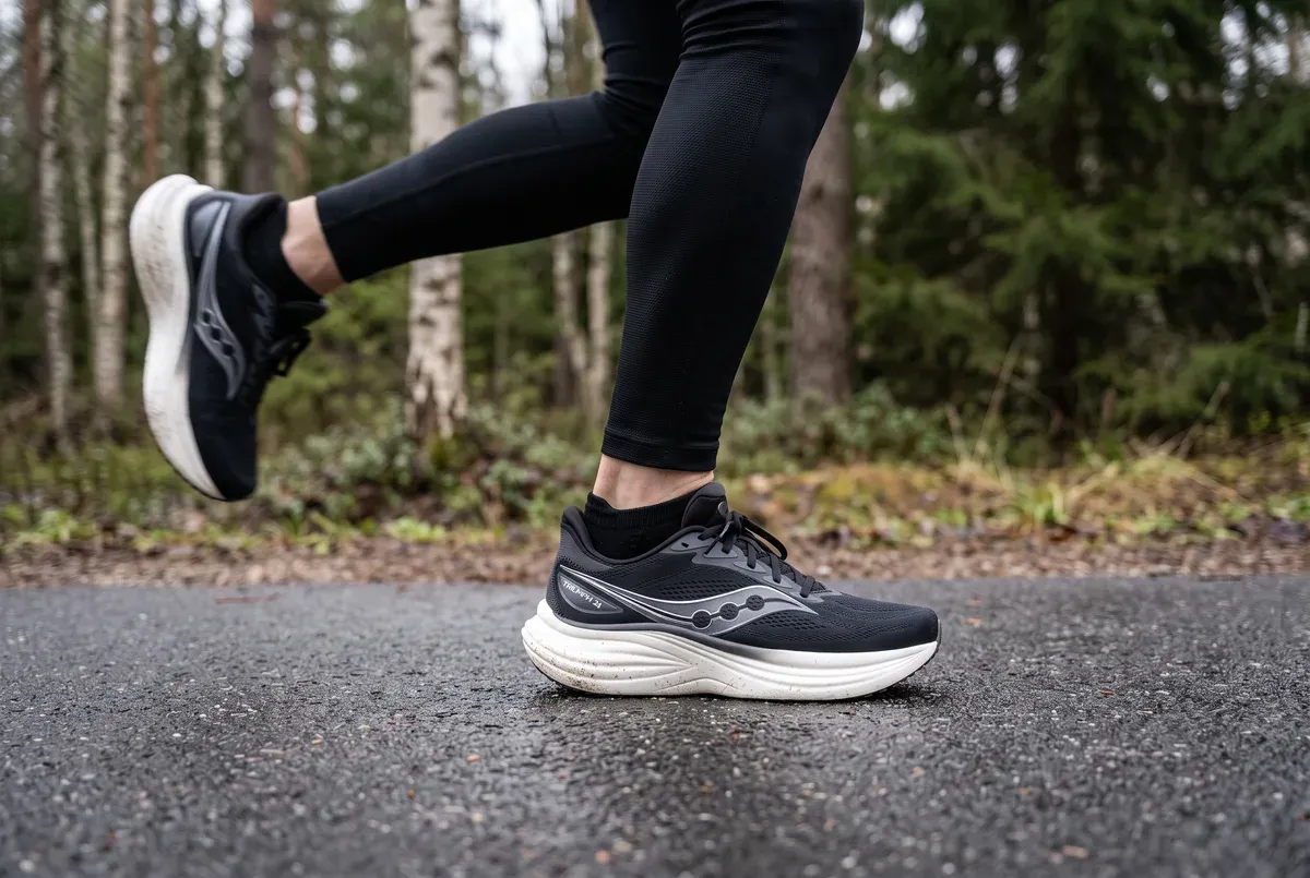 Saucony Triumph 24 mitt i ett löpsteg