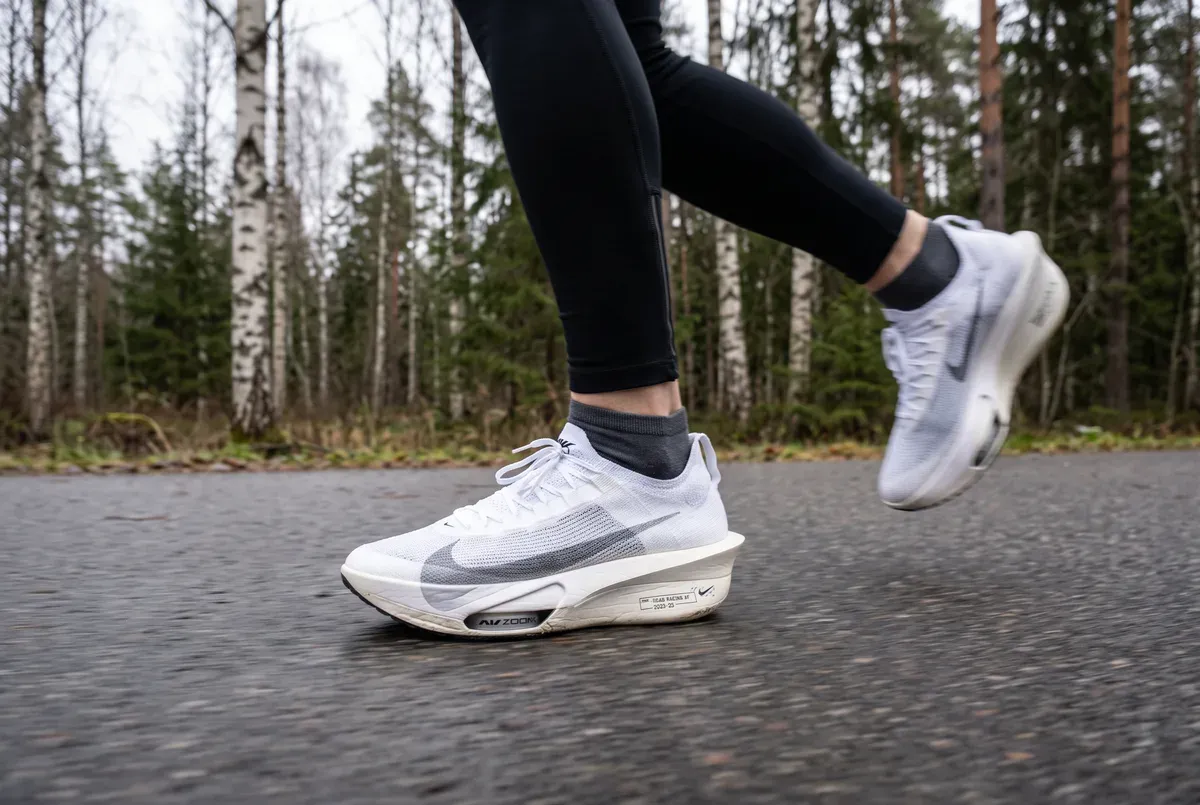 Nike Alphafly 3 mitt i ett löpsteg