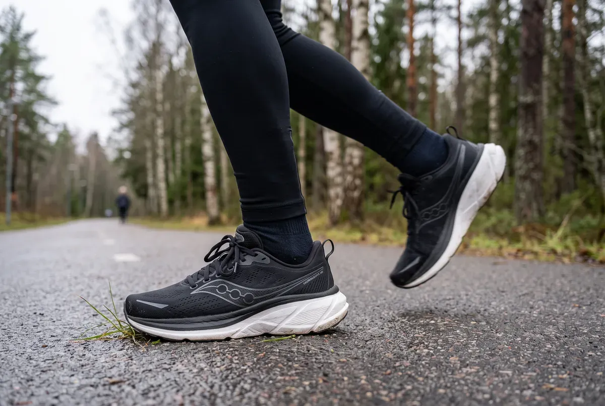 Saucony Hurricane 25 mitt i ett löpsteg