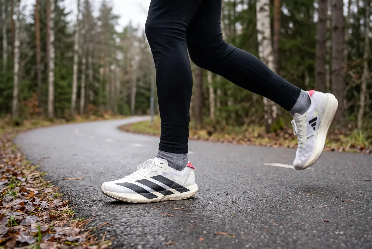Adidas Adizero Adios 9 mitt i ett löpsteg