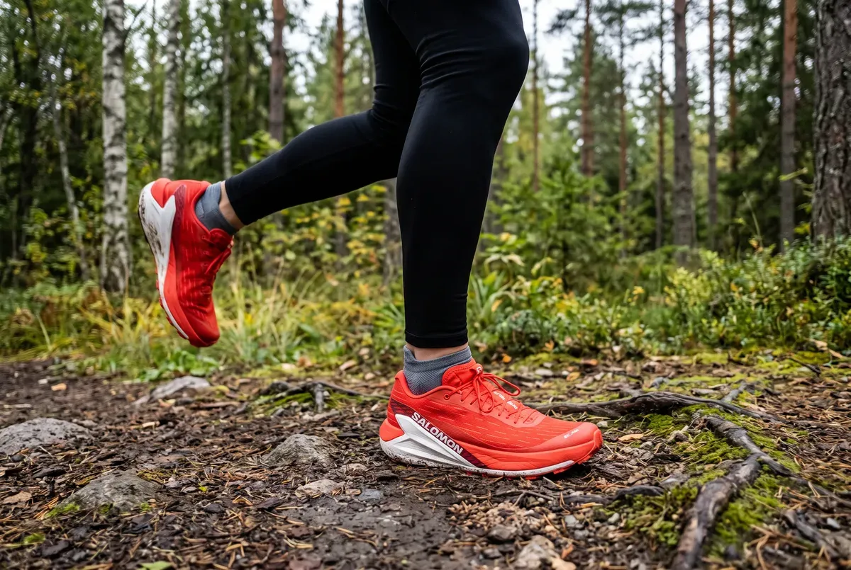 Salomon S/Lab Pulsar 4 mitt i ett löpsteg