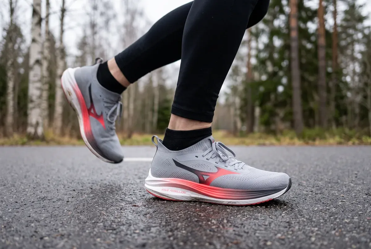 Mizuno Neo Zen mitt i ett löpsteg