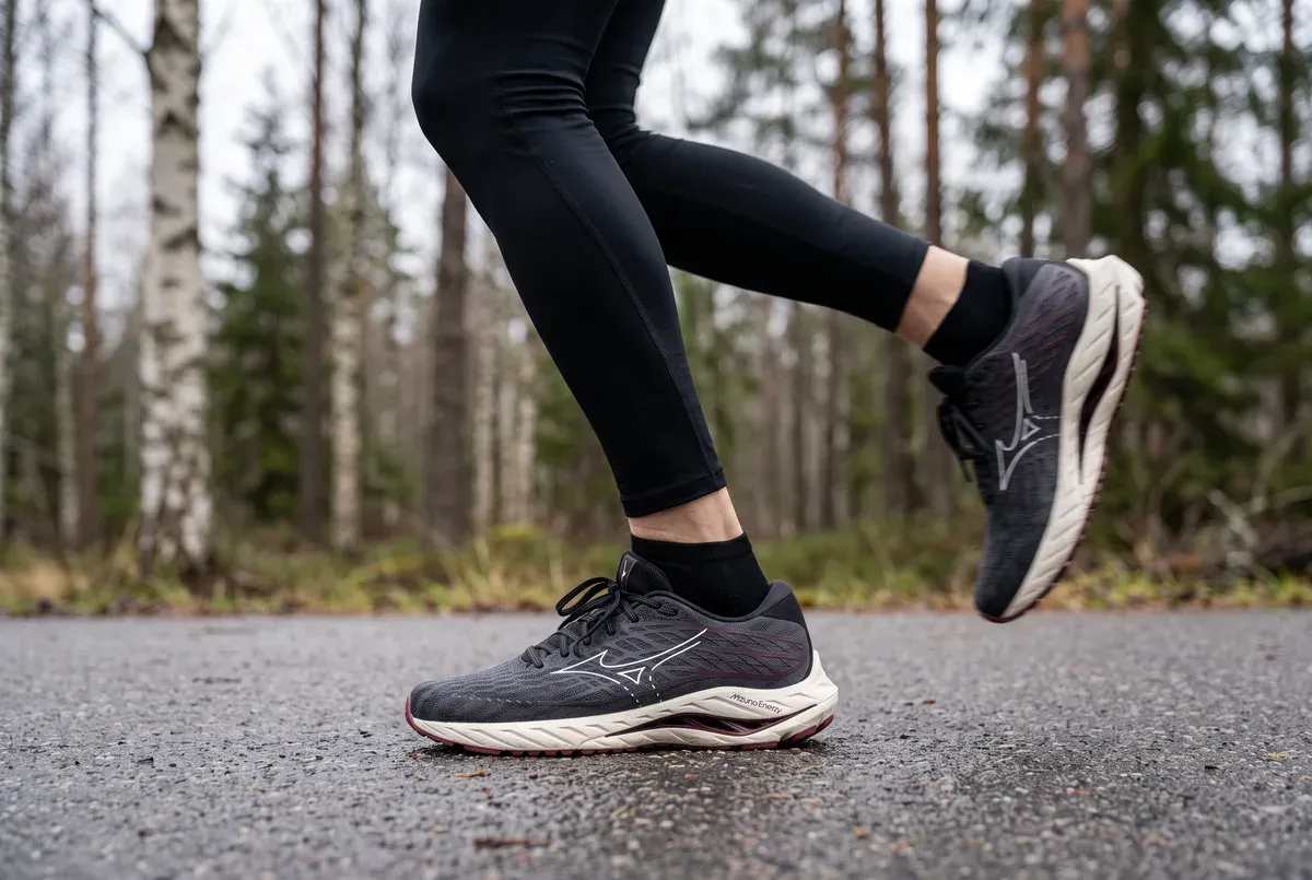Mizuno Wave Inspire 20 mitt i ett löpsteg