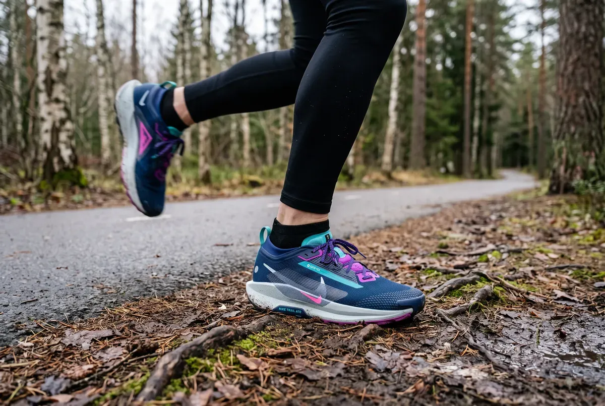 Nike Pegasus Trail 5 mitt i ett löpsteg