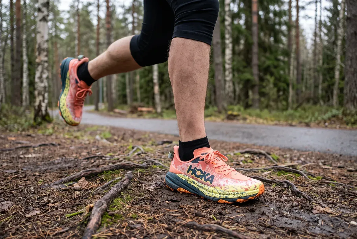 Hoka Speedgoat 6 mitt i ett löpsteg