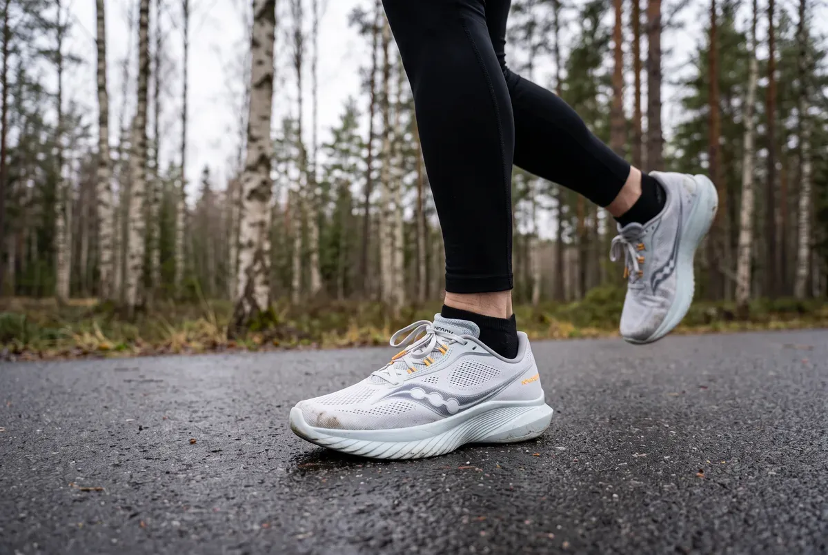Saucony Kinvara 15 mitt i ett löpsteg